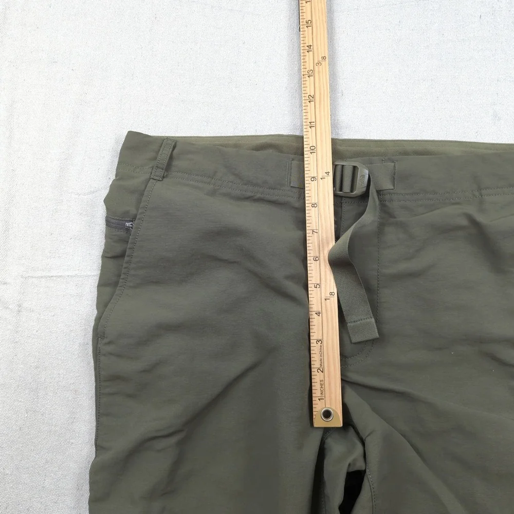 North Face Pants Mens 33 Green Paramount Active Performance Belted